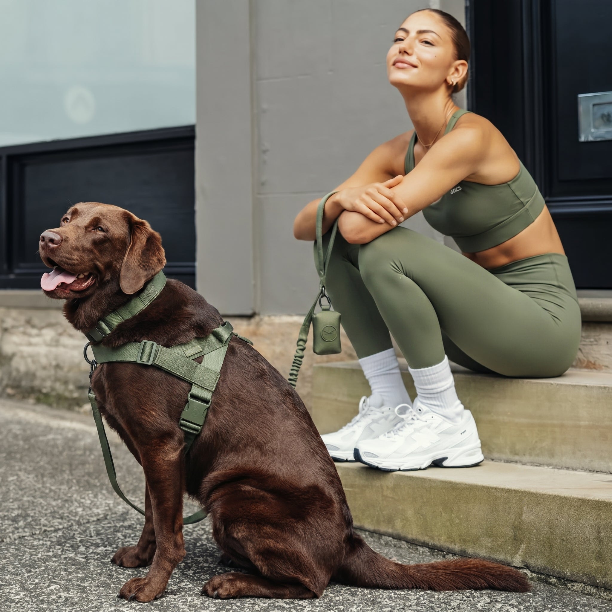 Zarpella™ Pack Paseo 3 en 1 — Arnés, Collar y Correa Táctica para Perros